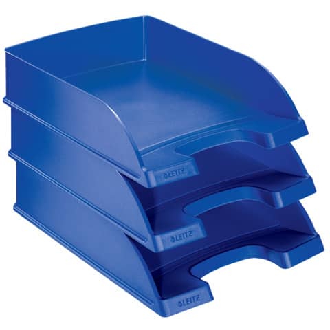 Vaschetta portacorrispondenza Leitz PLUS STANDARD in polistirene A4 blu 52270235